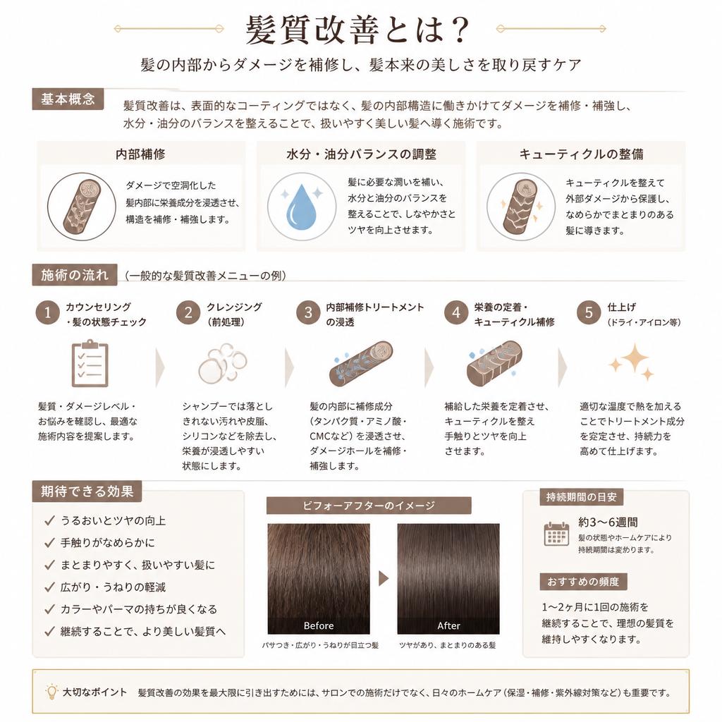 2. 髪質改善とは？