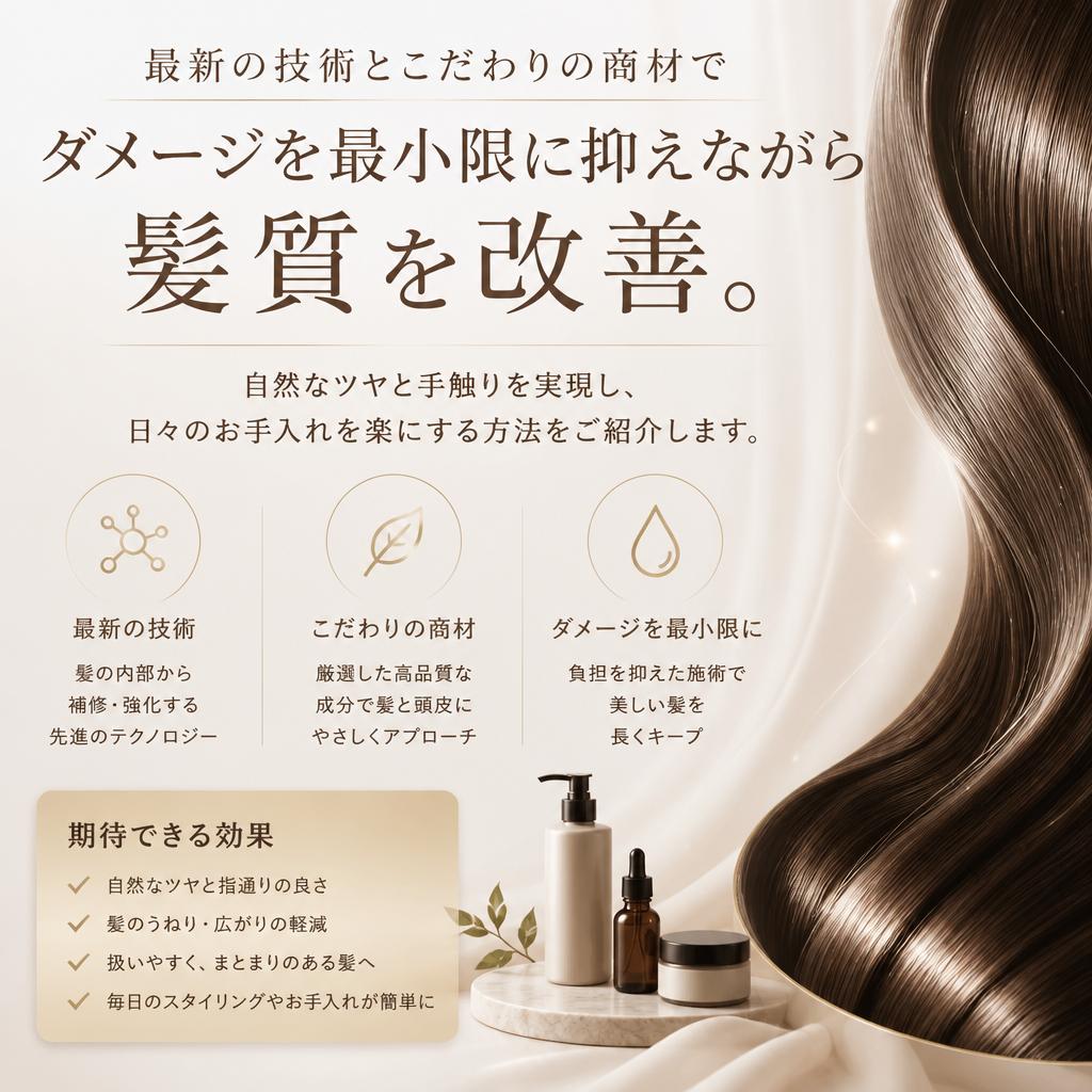髪質改善のメカニズム