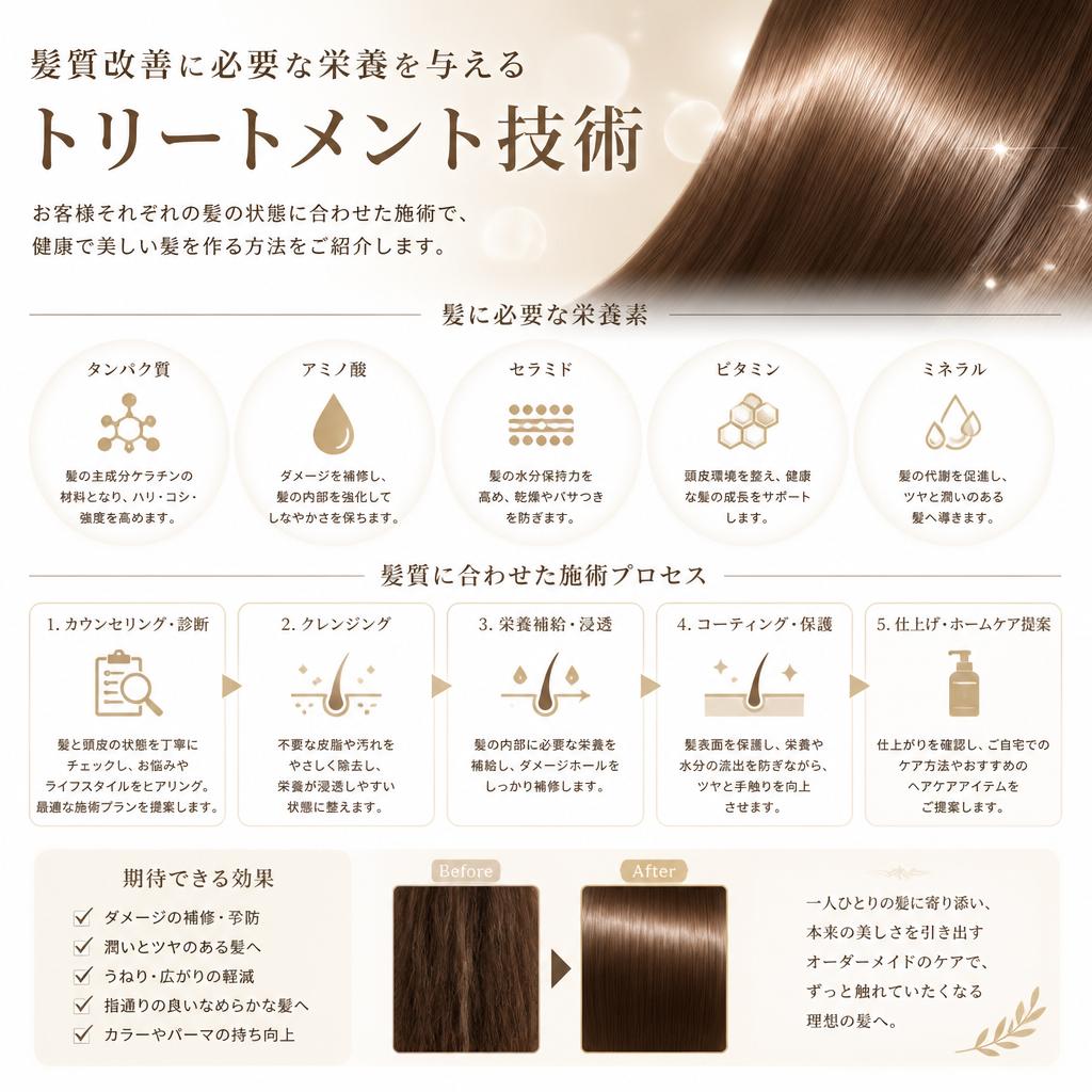 健康な髪を育てるケア
