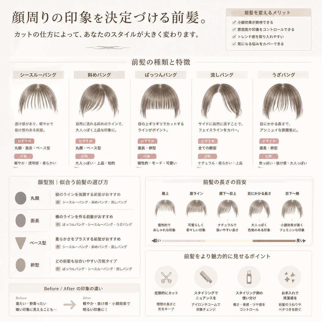 前髪カットの重要性